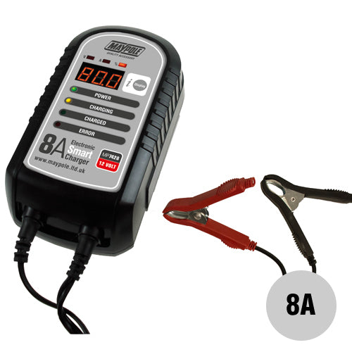 12V 8A electronic smart charger