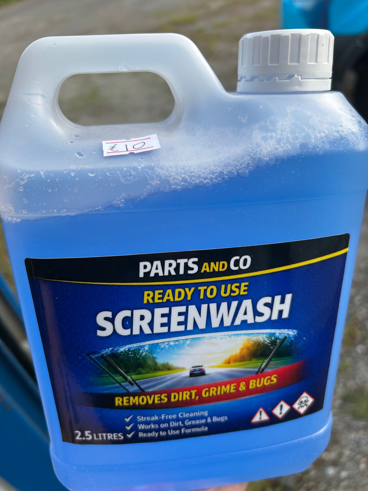 Parts and Co ready to use screen wash 2.5 litres