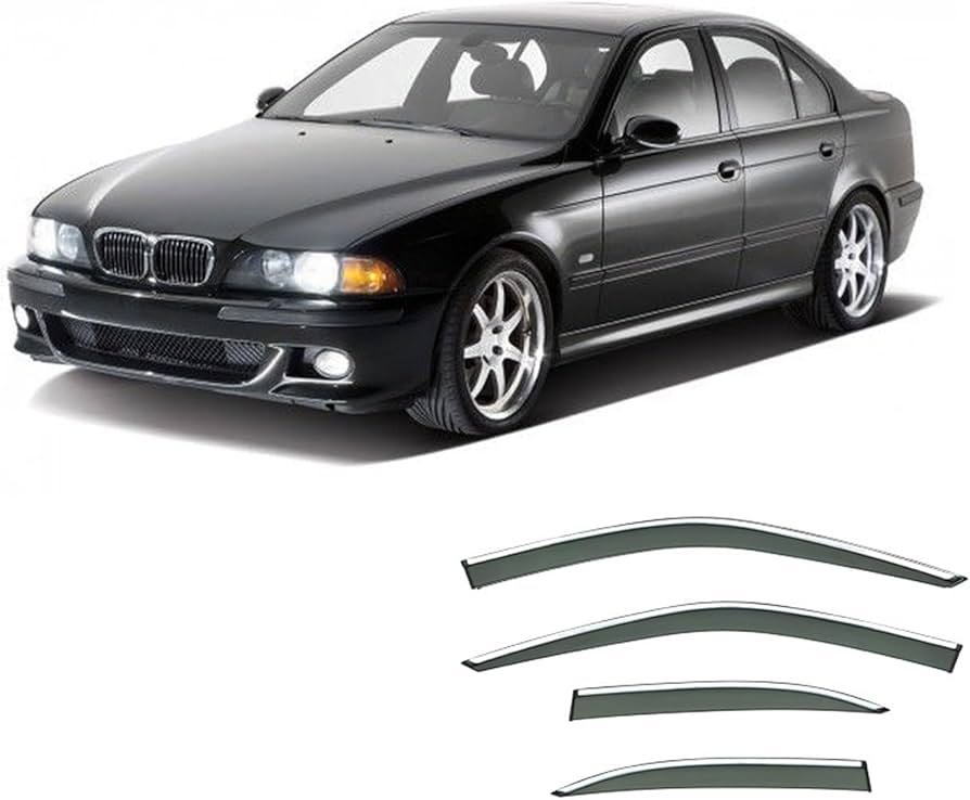 BMW e39 5 series saloon Team Heko wind deflectors