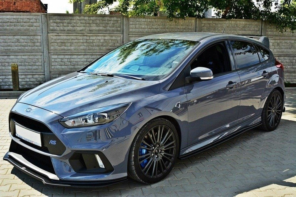 Maxton Design FORD FOCUS Mk3 15+ RS V4 Front Lip – Gloss Black (2015+)