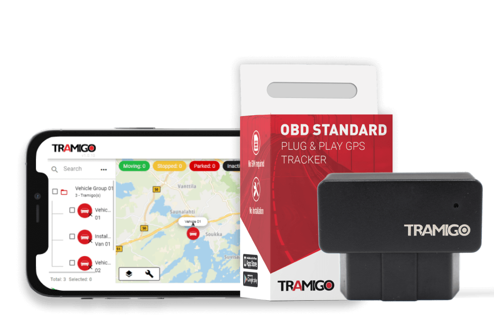 Tramigo OBD plug and play GPS tracker