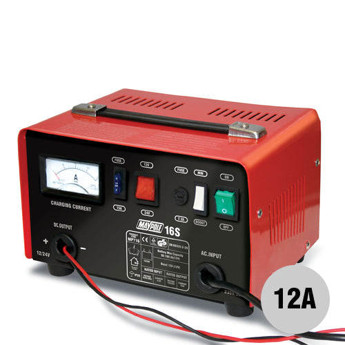 12/24V 12A metal cased battery charger