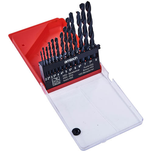 13 piece HSS drill bit set