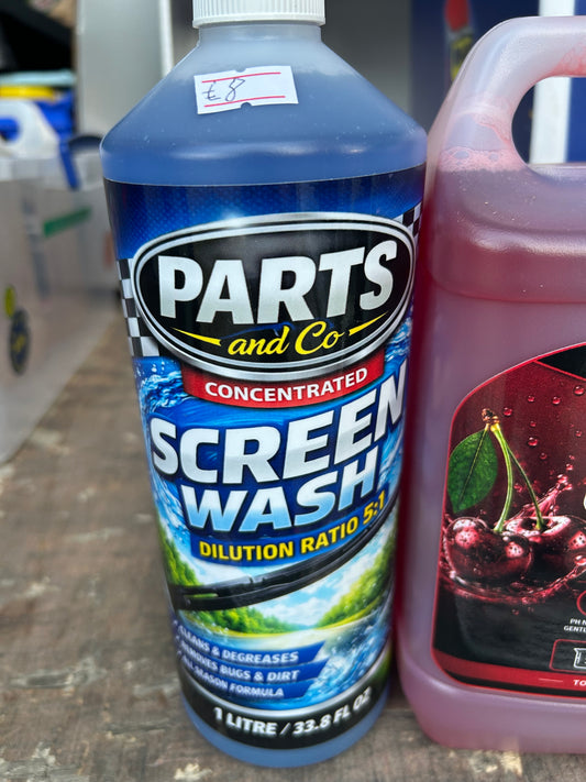 Parts and Co concentrated screenwash 1 litre