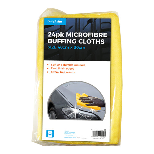 24 pack buffing cloths