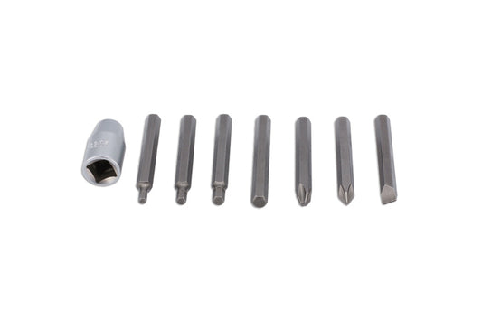Impact Bit Set 8pc 1/2"D