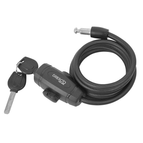 Dresco spirial cable bike lock 150cm with key Ø 8mm