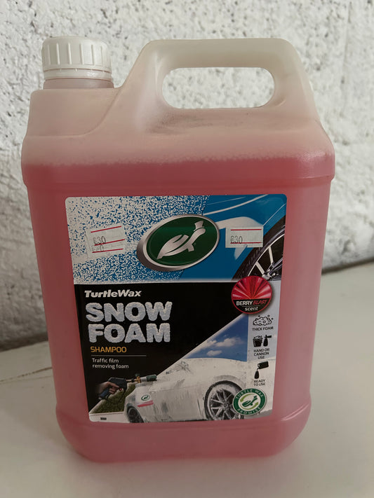 Turtle wax cherry snow foam 5 litres