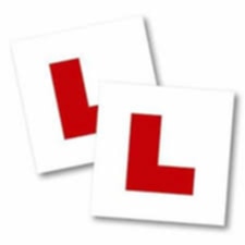 Learner driver plates