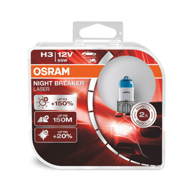Osram night breaker laser H3, 12v