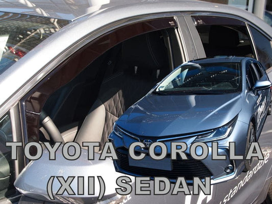 Toyota Corolla Saloon 2018 onwards TEAM HEKO wind deflectors
