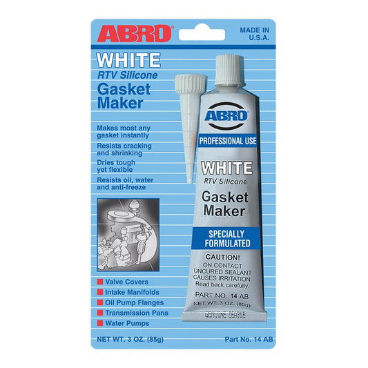 ABRO white RTV gasket maker