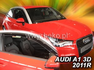 Audi A1 gen 1 3 door Team Heko wind deflectors
