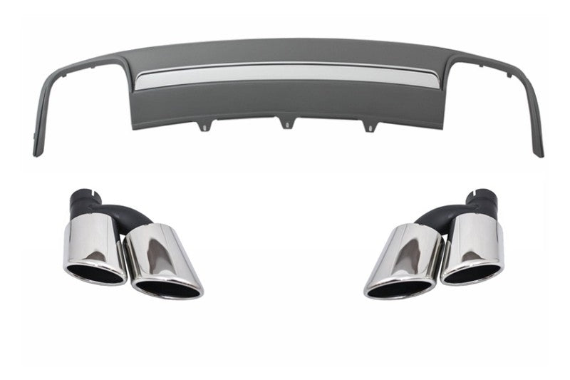Audi A4 Diffuser – S4 Style With Tips (B8.5)