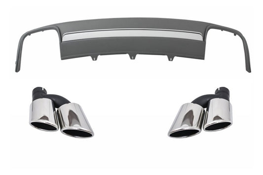 Audi A4 Diffuser – S4 Style With Tips (B8.5)