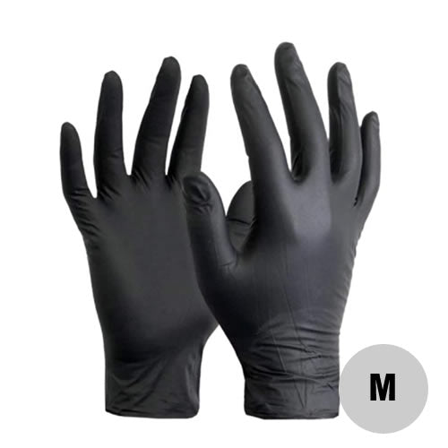 Black nitrile gloves size Large