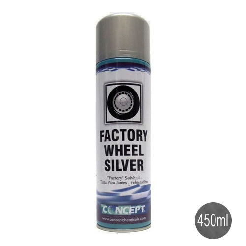Concept factory wheel silver paint