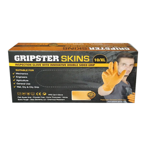 Gripster skins workshop gloves orange, size L