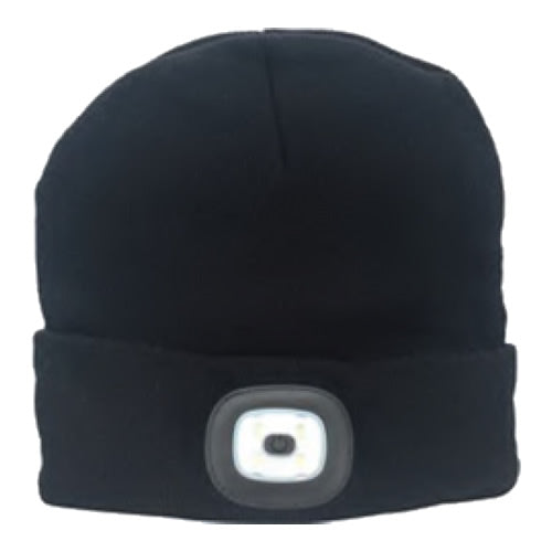 LED Beanie Hat black