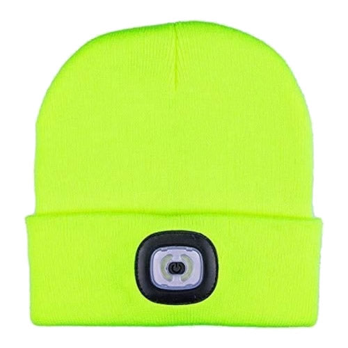 LED Beanie Hat Green
