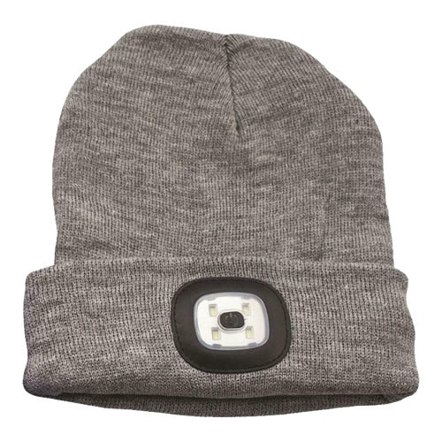 LED Beanie Hat grey