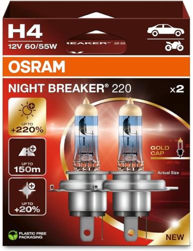 Osram night breaker 220% H4