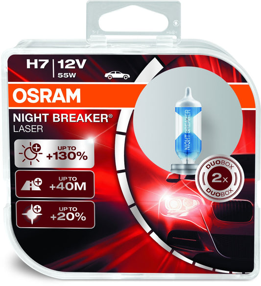 Osram Night breaker laser H7, 12v