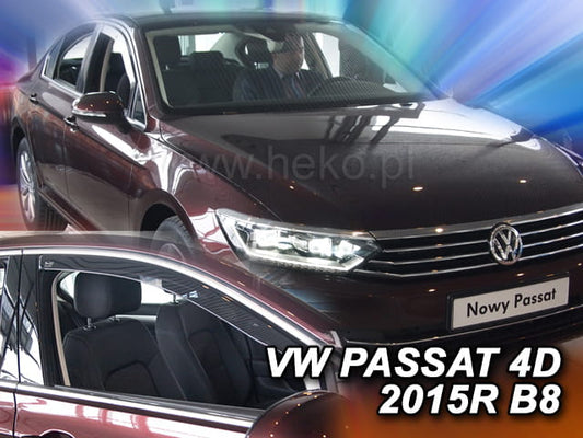 VW passat b8 2014-2023 TEAM HEKO wind deflectors
