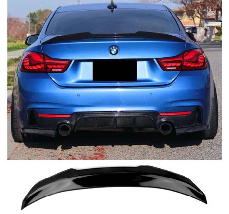 BMW 4-Series F32 Boot Spoiler – Gloss Black Ducktail Style (2013-2019)