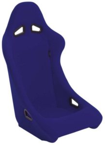 universal fixed back bucket seat BLUE