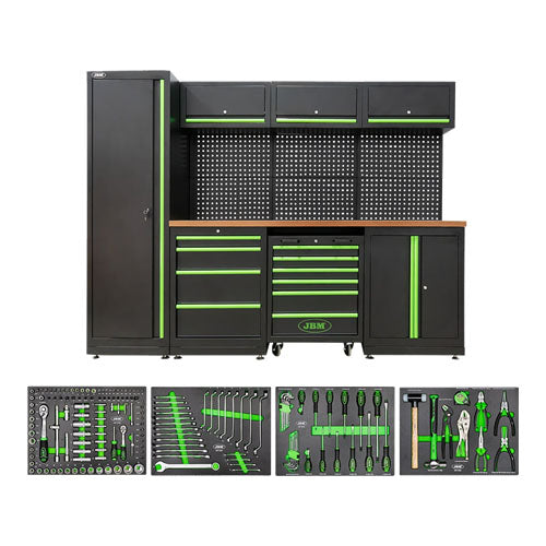 JBM tools complete workshop storage system